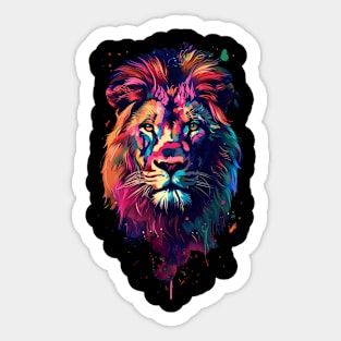 Graphic Lion Sticker